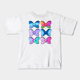 Colorful Wall Bows Kids T-Shirt